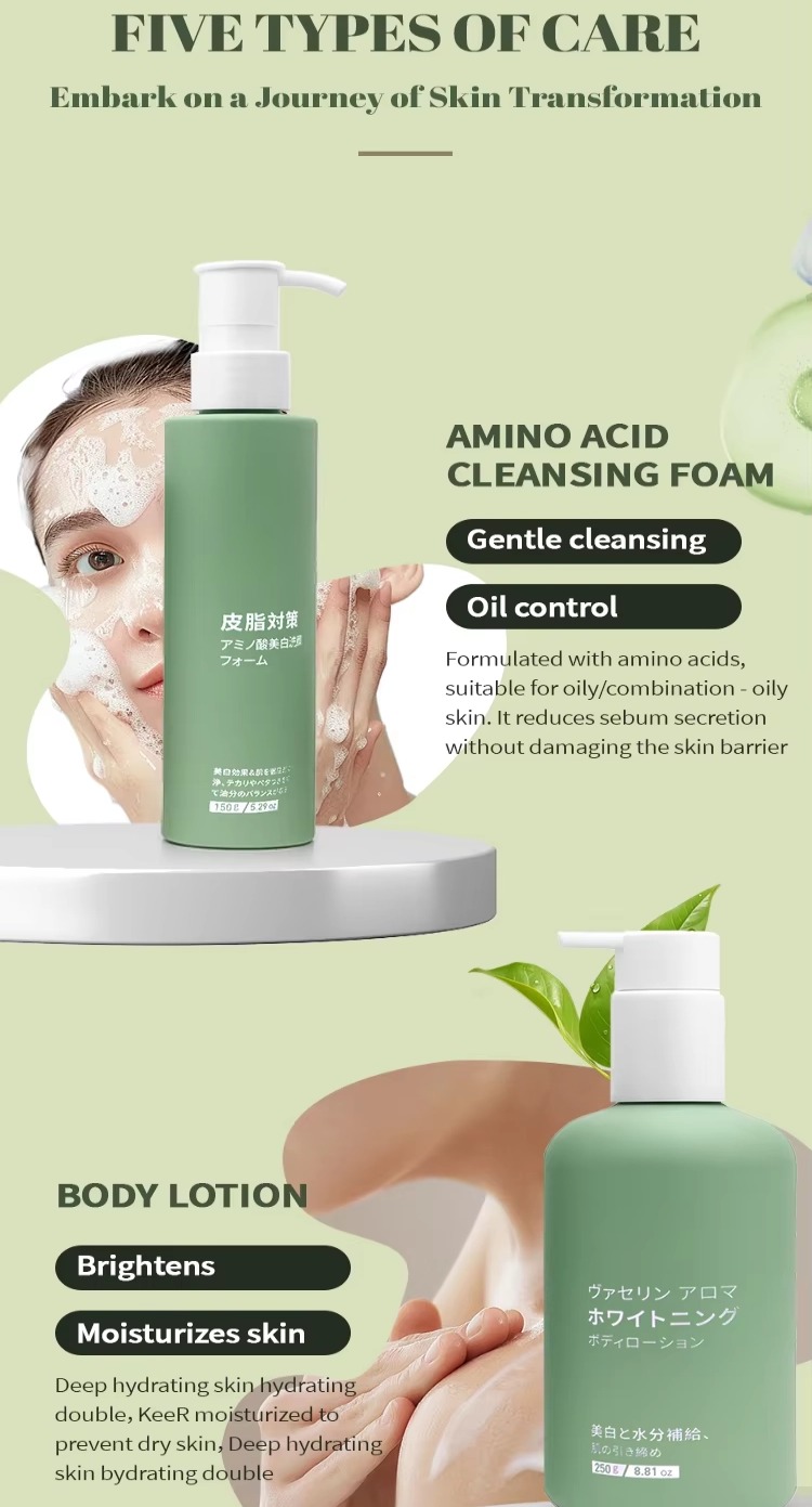 5PCS Japanese Vegan Creams