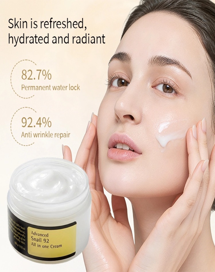 Hydrating snail cream