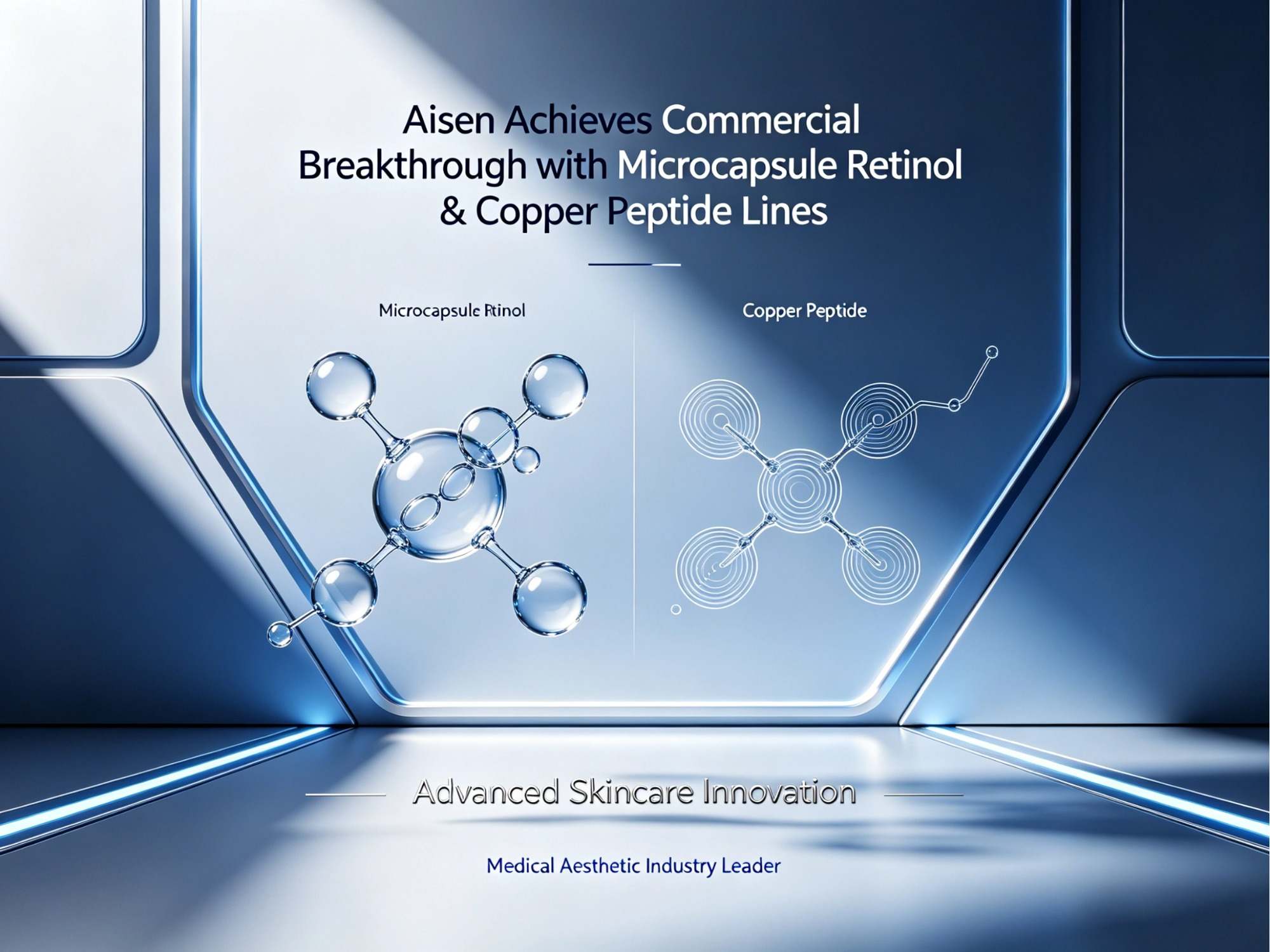 Aisen réalise une percée commerciale avec ses gammes de rétinol en microcapsules et de peptides de cuivre.