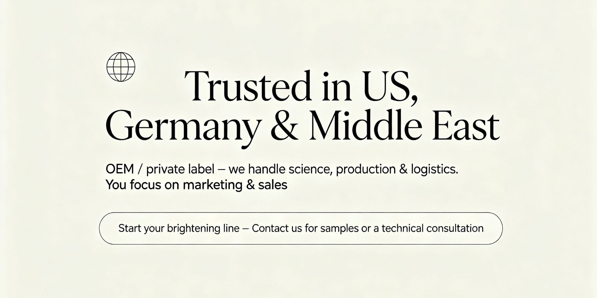 private label brightening cleanser manufacturer