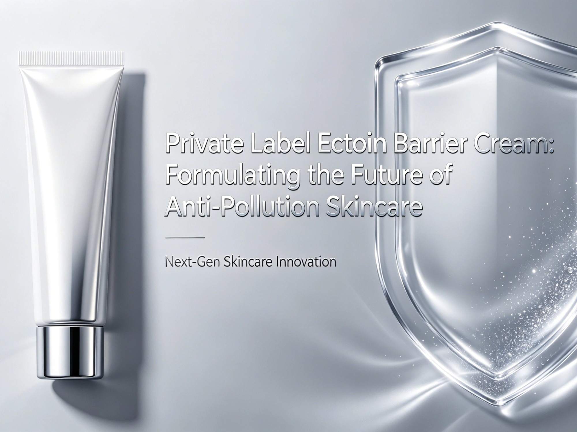 Crème barrière à l'ectoïne en marque blanche : Formuler l'avenir des soins anti-pollution