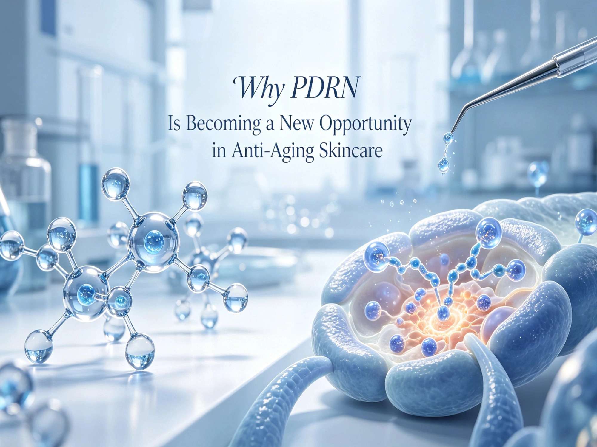 Pourquoi le PDRN représente une nouvelle opportunité dans les soins anti-âge