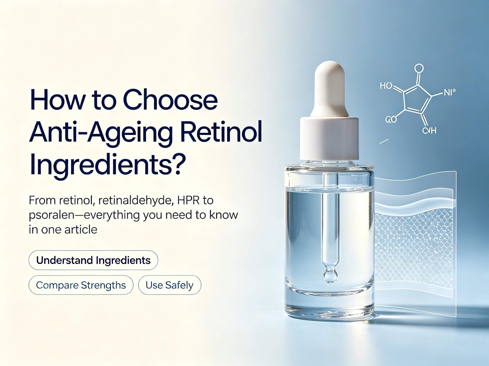 Comment choisir les ingrédients anti-âge à base de rétinol ? Du rétinol au rétinaldéhyde, en passant par l’HPR et le psoralène, découvrez tout ce que vous devez savoir dans un seul article.