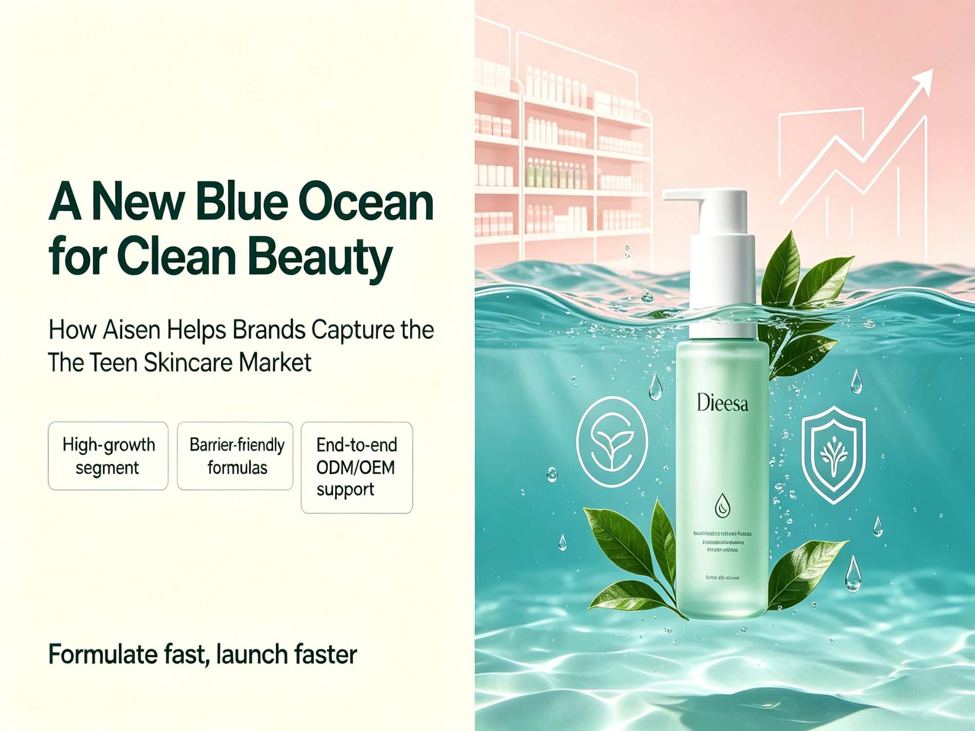 Un nouvel océan bleu pour la beauté propre : comment Aisen aide les marques à conquérir le marché des soins de la peau pour adolescents