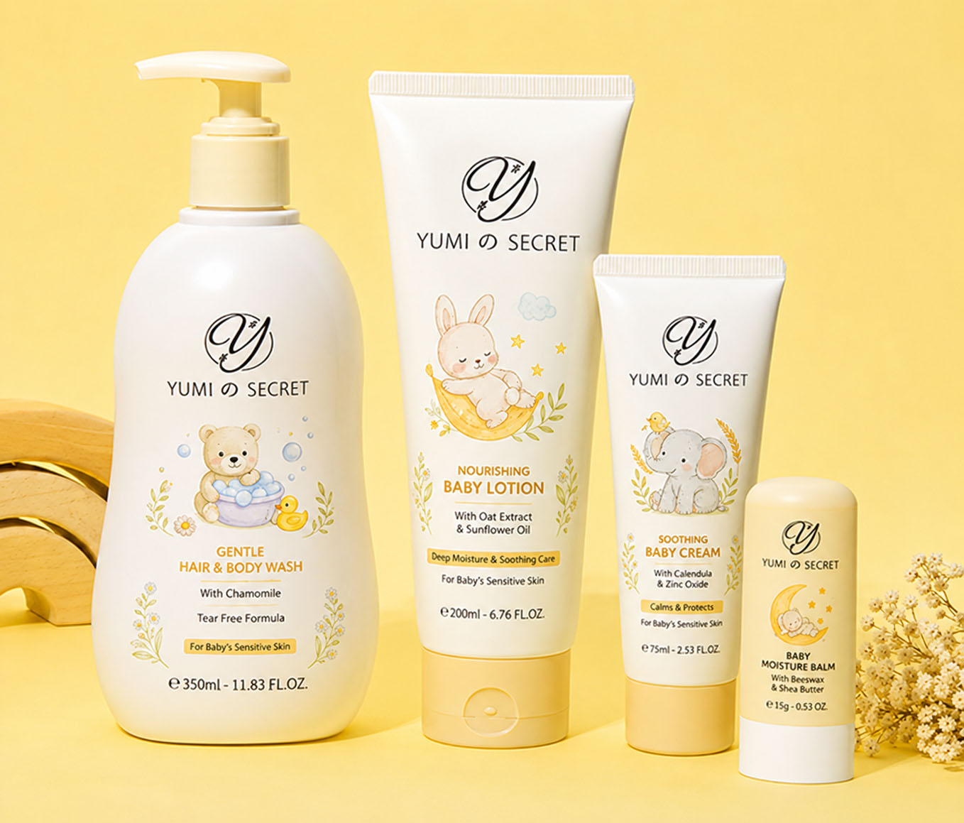Soins de la peau personnalisés pour bébé